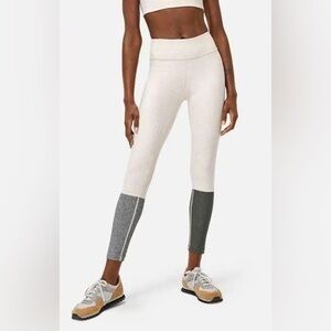 Outdoor Voices 7/8 Dipped Color Block Warm Up Leggings
